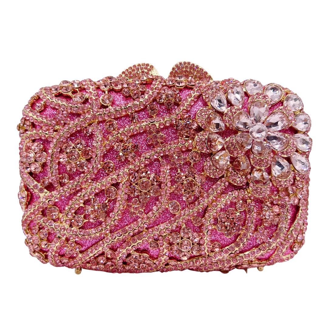 Flower Diamond Dinner Bag Hollow Metal Full Diamond Handbag Women s Bag Banquet Dress Bag
Flower Diamond Dinner Bag Hollow Metal Full Diamond Handbag Women s Bag Banquet Dress Bag