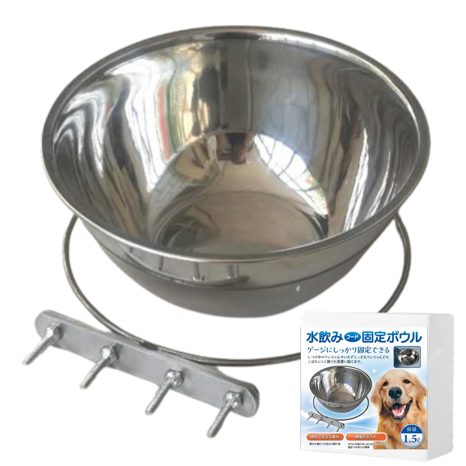 Large Large Dog Water No 23cm Gauge Fixable Feed and Drinking Easy to Attach and Take Suitable for Puppies and Puppies (2.5L Capacity) Drinker, серебряный
Large Large Dog Water No 23cm Gauge Fixable Feed and Drinking Easy to Attach and Take Suitable for Puppies and Puppies (2.5L Capacity) Drinker, серебряный