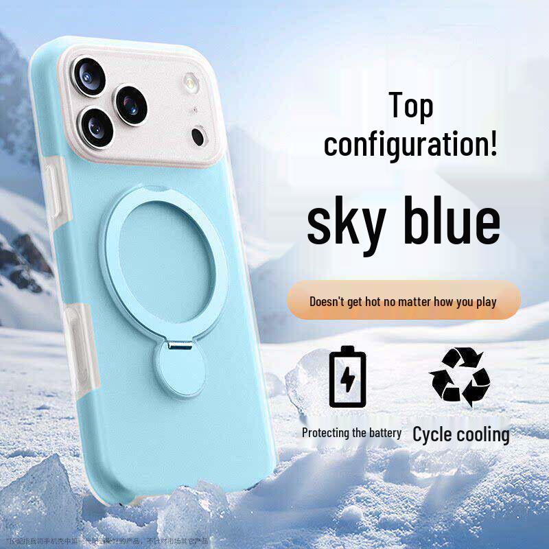 Compatible iPhone 17 Pro Max Case with Jelly Rotating Stand - Ice-feel, Drop-proof, Soft Protective Cover iPhone 17
Compatible iPhone 17 Pro Max Case with Jelly Rotating Stand - Ice-feel, Drop-proof, Soft Protective Cover iPhone 17