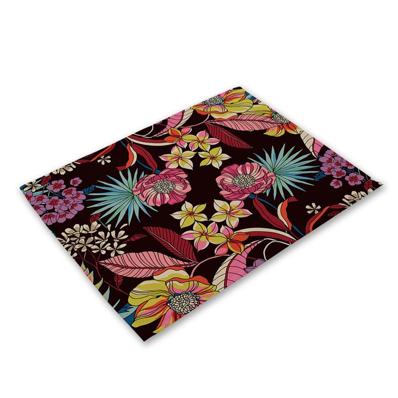 Rainbow Fresh Flower Linen Kitchen Placemat Green Leaves Plant Dining Table Mat Landscape Print Coaster Pad Coffee Mat 2pcs 30x45cm
Rainbow Fresh Flower Linen Kitchen Placemat Green Leaves Plant Dining Table Mat Landscape Print Coaster Pad Coffee Mat 2pcs 30x45cm