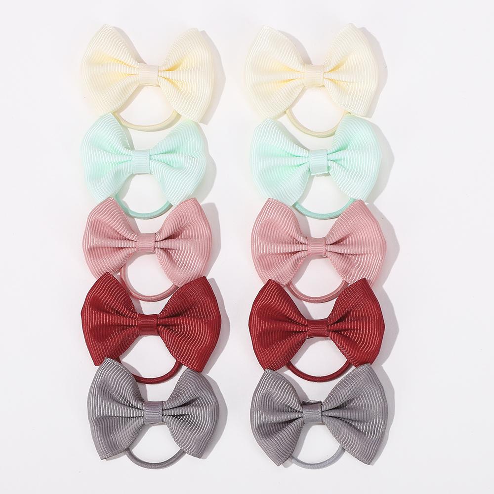 10Pcs/lot Mini Bows Elastic Nylon Ponytail Holder Rope for Baby Girls Lovely Grosgrain Rubber Hair Bands Kids Hair Accessories
10Pcs/lot Mini Bows Elastic Nylon Ponytail Holder Rope for Baby Girls Lovely Grosgrain Rubber Hair Bands Kids Hair Accessories