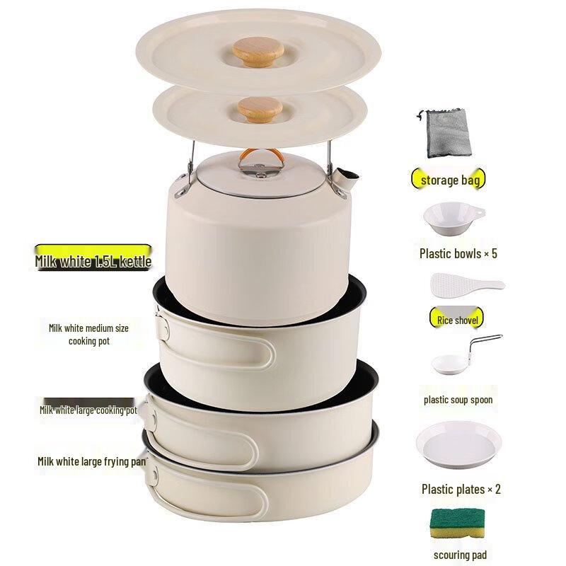 Camping Cookware Set with Kettle 20*11
Camping Cookware Set with Kettle 20*11