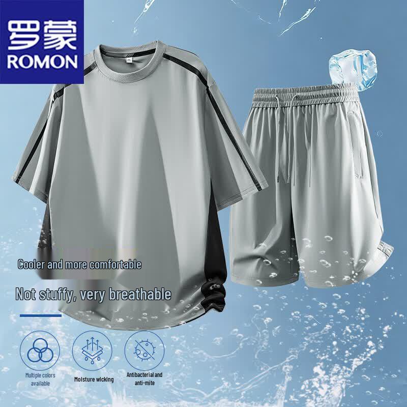Romon Men s Ice Silk Breathable T-Shirt & Shorts Set 6XL
Romon Men s Ice Silk Breathable T-Shirt & Shorts Set 6XL