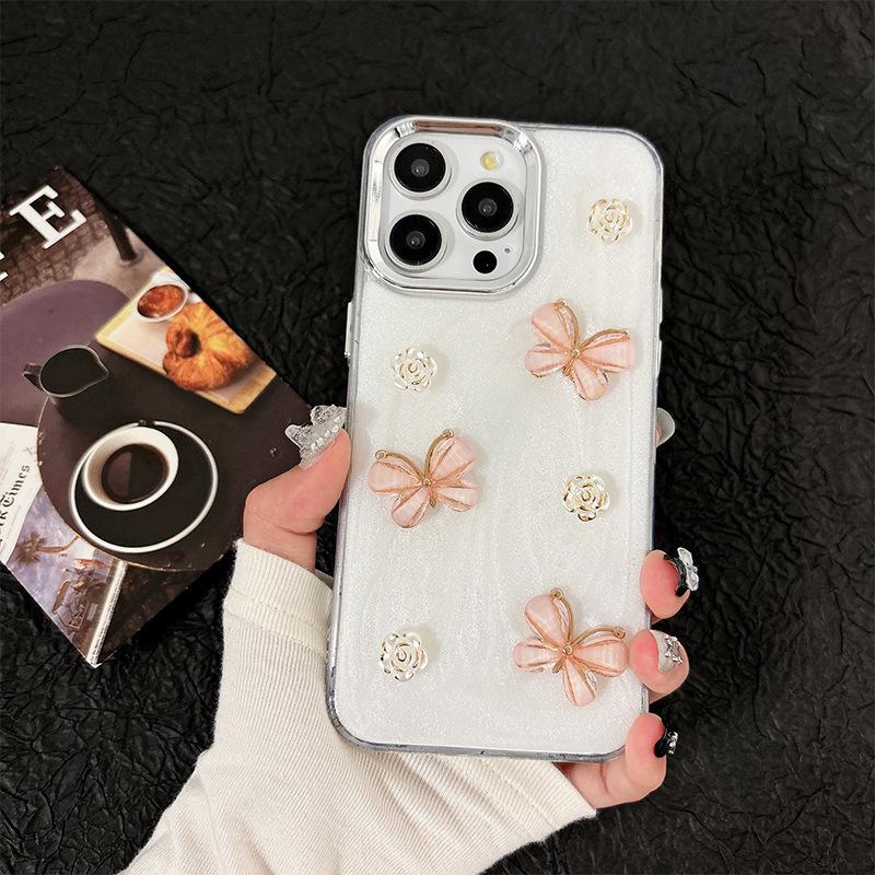 Butterfly Flower Glitter Mobile Phone Case For Iphone17Promax Epoxy Apple 14Plus Soft Case 16 Women S Models iPhone 7/8/SE 2020
Butterfly Flower Glitter Mobile Phone Case For Iphone17Promax Epoxy Apple 14Plus Soft Case 16 Women S Models iPhone 7/8/SE 2020