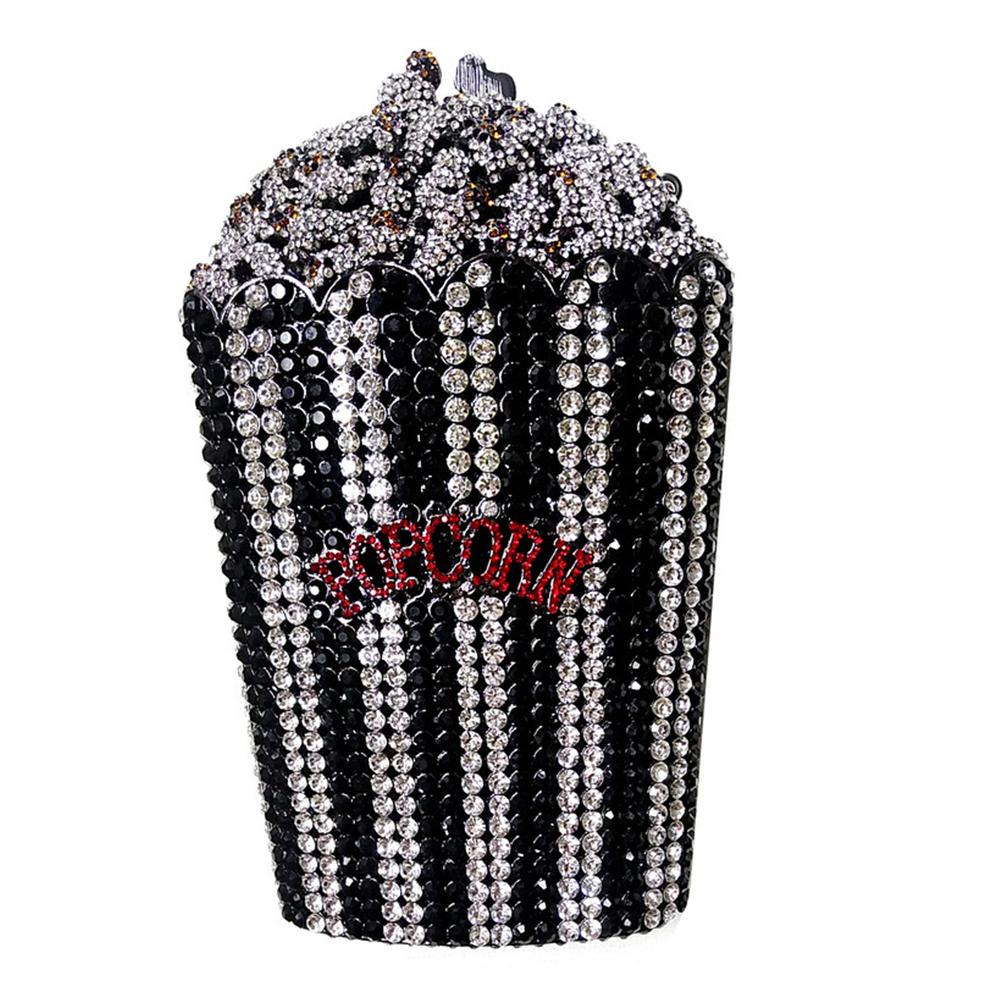 Popcorn Shape Diamond Evening Clutch Bags For Women Crystal Party Bags WHTUOHENG Party Prom Formal Purse Rhinestone Lady Handbag 19cmX12cmX5cm
Popcorn Shape Diamond Evening Clutch Bags For Women Crystal Party Bags WHTUOHENG Party Prom Formal Purse Rhinestone Lady Handbag 19cmX12cmX5cm