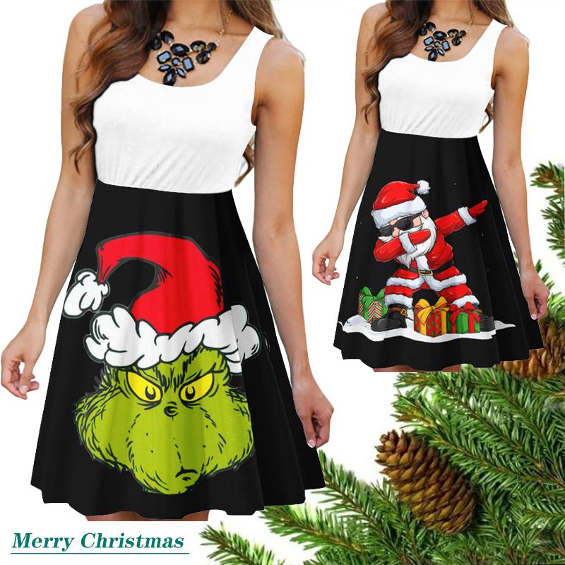 Летнее женское повседневное платье Рождественский сарафан с круглым вырезом Рождественский подарок без рукавов мягкое модное платье плюс размер XS-6XL
Летнее женское повседневное платье Рождественский сарафан с круглым вырезом Рождественский подарок без рукавов мягкое модное платье плюс размер XS-6XL