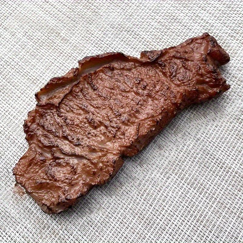 Brown reality steak model -1 plastic fake food display for photography and travel souvenirs, educational toy gifts 1PC
Brown reality steak model -1 plastic fake food display for photography and travel souvenirs, educational toy gifts 1PC