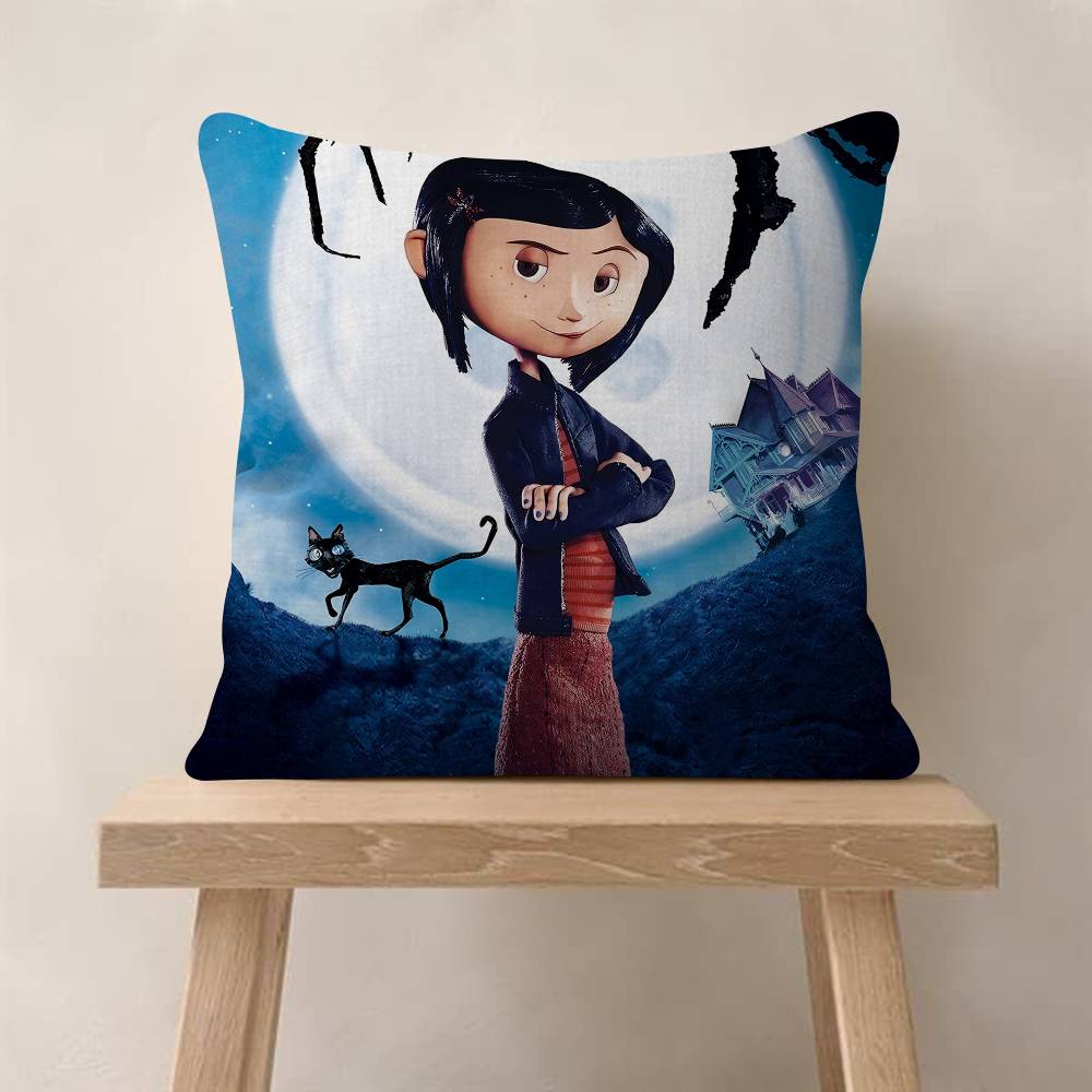 D Anime CCoraline Cushion Cover Inches Farmhouse Decor Home Throw Pillow Covers For Couch Decorations 30x30 cm
D Anime CCoraline Cushion Cover Inches Farmhouse Decor Home Throw Pillow Covers For Couch Decorations 30x30 cm