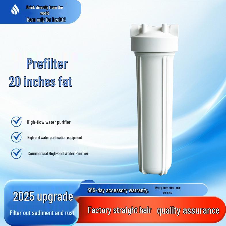 20-inch Large PP Cotton Pre-filter for Household Water Purifier
20-inch Large PP Cotton Pre-filter for Household Water Purifier