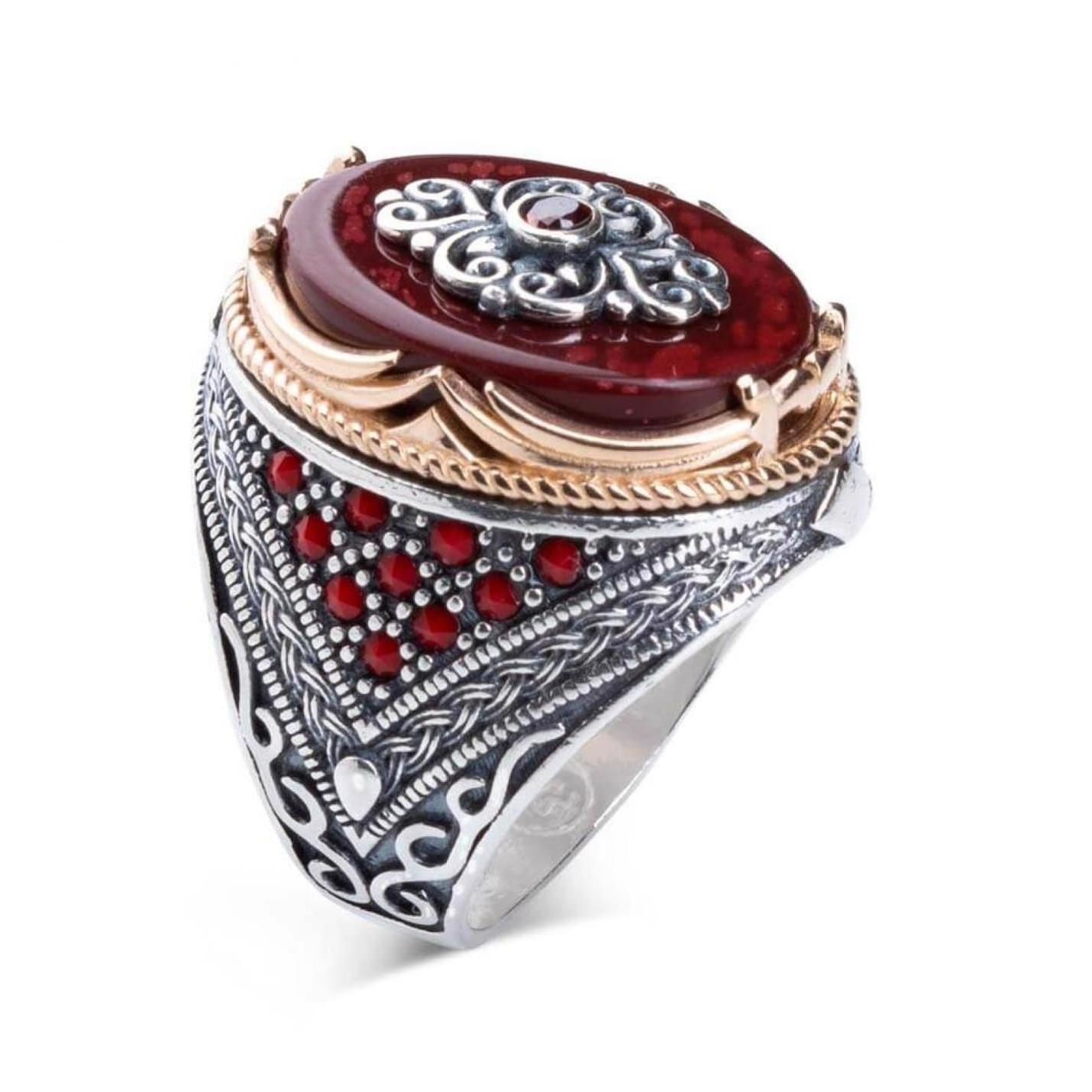 Mini Stone Triangle Patterned Sword Figured Claret Red Zircon Stone Sterling Silver Men s Ring
Mini Stone Triangle Patterned Sword Figured Claret Red Zircon Stone Sterling Silver Men s Ring