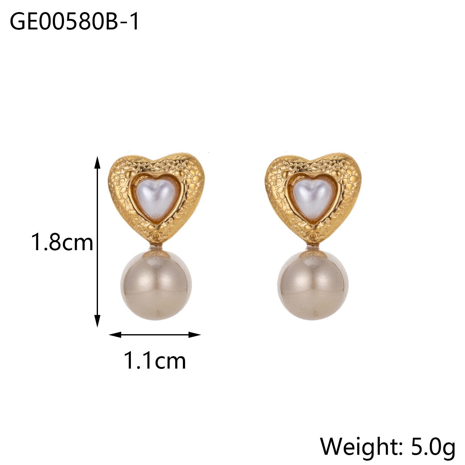 CARLIDANA Vintage Lovely Stainless Steel Gold Plated With Love Heart-shaped No Fade Colored Pearl Pearls Earrings for Women
CARLIDANA Vintage Lovely Stainless Steel Gold Plated With Love Heart-shaped No Fade Colored Pearl Pearls Earrings for Women