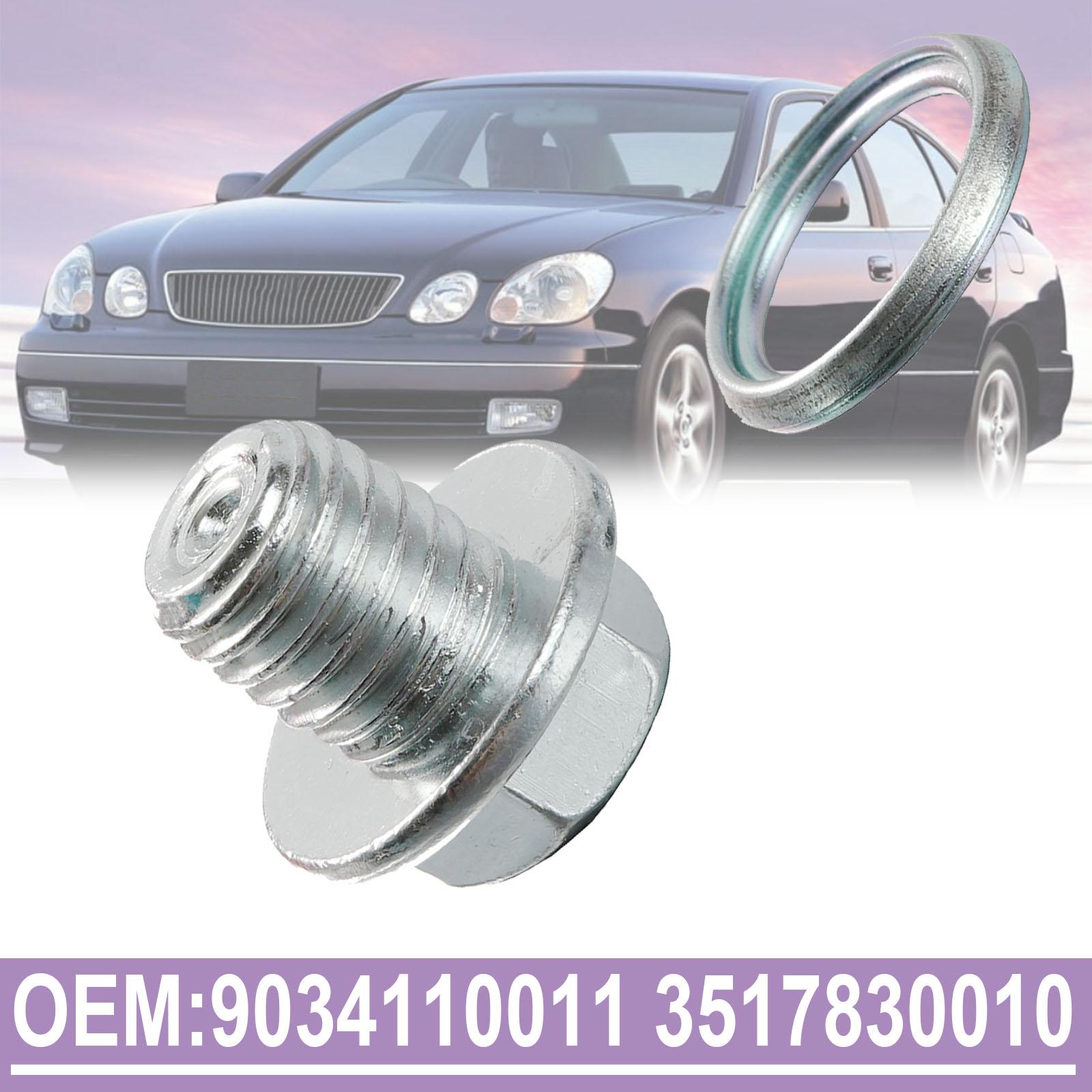 Сливная пробка трансмиссии автомобиля с прокладкой для Toyota Corolla Chaser Celica Fortuner Lexus LX GS GX 1992-2013 9034110011 2474257B00 9034110017 3517830010 
Сливная пробка трансмиссии автомобиля с прокладкой для Toyota Corolla Chaser Celica Fortuner Lexus LX GS GX 1992-2013 9034110011 2474257B00 9034110017 3517830010