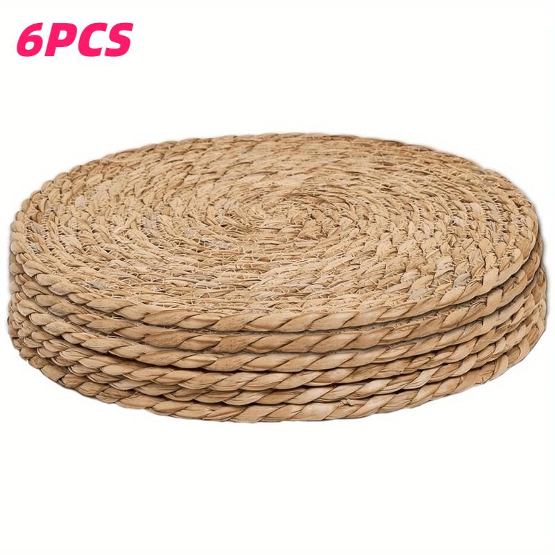 6/8PCS Handmade Natural Woven Round Placemat Set Durable Heat Resistant 30cm Table Mats for Dining Room Party Wedding Home Decor 30x30CM
6/8PCS Handmade Natural Woven Round Placemat Set Durable Heat Resistant 30cm Table Mats for Dining Room Party Wedding Home Decor 30x30CM