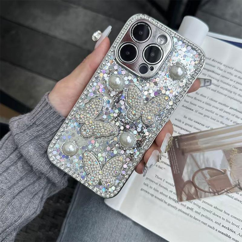 Drip Sequin Pearl Butterfly Phone Case For Iphone17Promax Fine Hole Lens Anti-Drop Apple 16 Female iPhone 7/8/SE 2020
Drip Sequin Pearl Butterfly Phone Case For Iphone17Promax Fine Hole Lens Anti-Drop Apple 16 Female iPhone 7/8/SE 2020