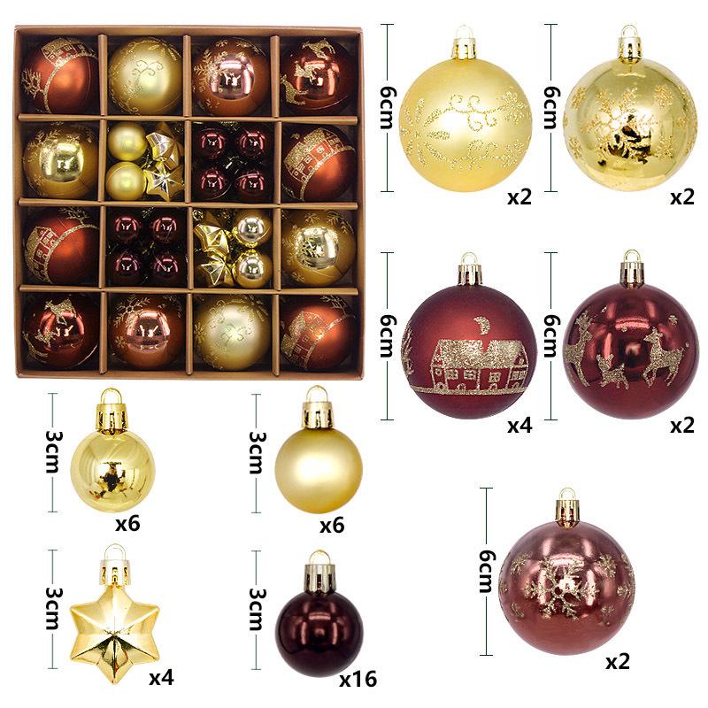 Cross-Border Light Luxury Christmas Ornament Gift Box - Multi-Color Decorative Balls for Christmas Party.
Cross-Border Light Luxury Christmas Ornament Gift Box - Multi-Color Decorative Balls for Christmas Party.