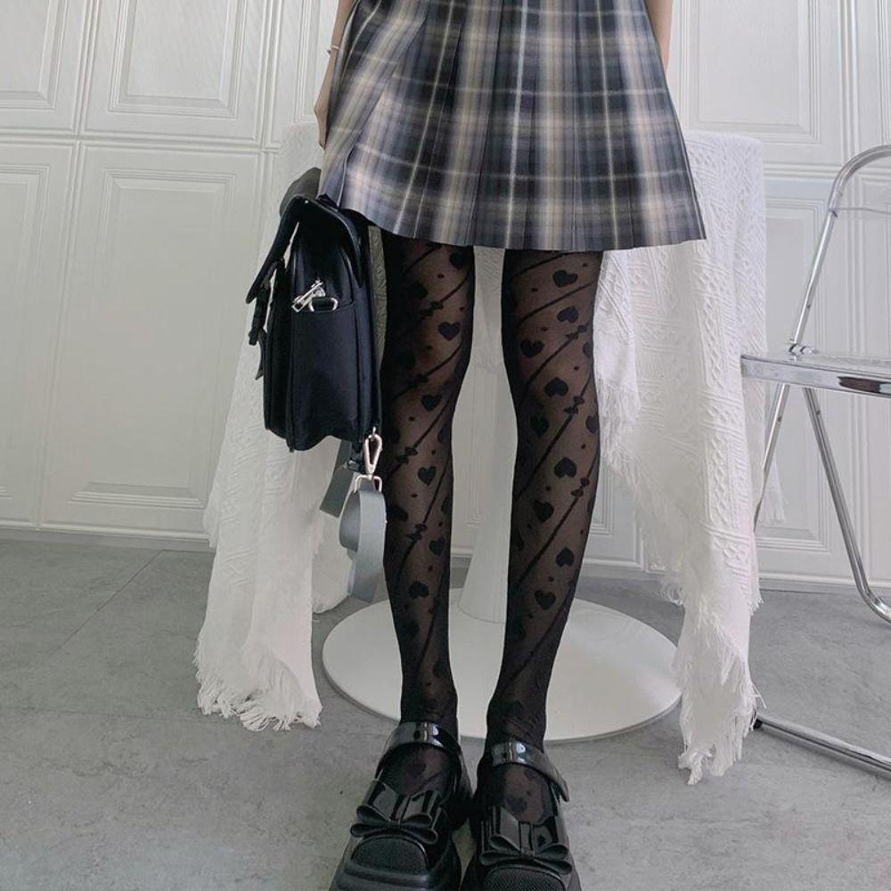 Ultra-thin Heart Long Tights Transparent Leggings Women Casual Stripe Dot Stockings Lady білий
Ultra-thin Heart Long Tights Transparent Leggings Women Casual Stripe Dot Stockings Lady білий