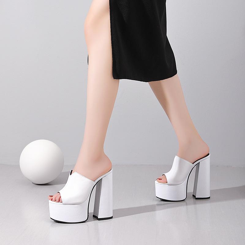 Waterproof table leather super high-heeled sandals, full-grain soft first-layer cowhide high-heeled open-toed women s slippers 33 чорний
Waterproof table leather super high-heeled sandals, full-grain soft first-layer cowhide high-heeled open-toed women s slippers 33 чорний