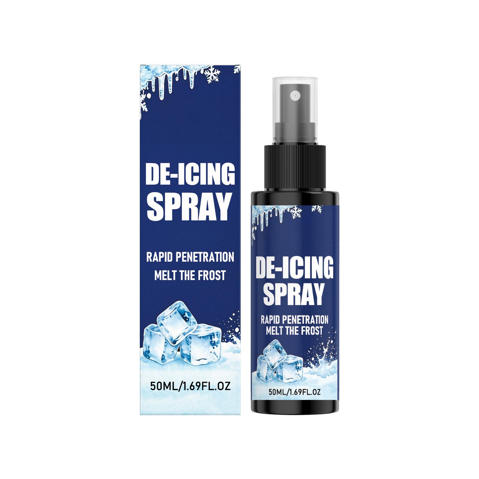 Ice Removal Spray - Quickly Melts Ice, Frost And Clears Snow. Suitable For Multiple Scenarios Hard Surfaces For Ice Removal And Cleaning 50ml One Size
Ice Removal Spray - Quickly Melts Ice, Frost And Clears Snow. Suitable For Multiple Scenarios Hard Surfaces For Ice Removal And Cleaning 50ml One Size