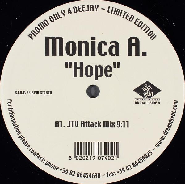 12inch Record MONICA ANDERSON - Hope DB140 Dream Beat 2000 Italy Dance & Electronica Used
12inch Record MONICA ANDERSON - Hope DB140 Dream Beat 2000 Italy Dance & Electronica Used