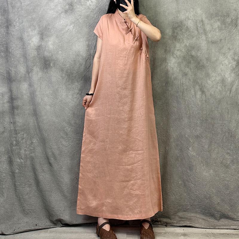 Retro Style Women s Qipao: Cotton Linen Summer 2026 Plus Size Elegant Long Dress XL рожевий
Retro Style Women s Qipao: Cotton Linen Summer 2026 Plus Size Elegant Long Dress XL рожевий