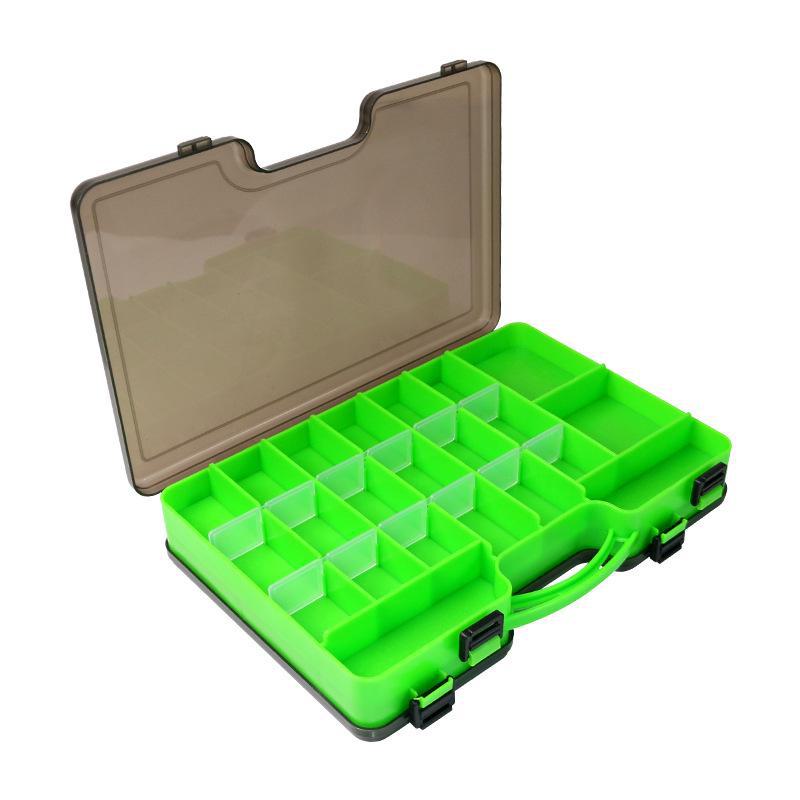 Большая портативная двухсторонняя коробка для приманок для морской и пресноводной рыбалки - многофункциональная коробка для набора приманок 29.5*21*5.6cm зелёный
Большая портативная двухсторонняя коробка для приманок для морской и пресноводной рыбалки - многофункциональная коробка для набора приманок 29.5*21*5.6cm зелёный