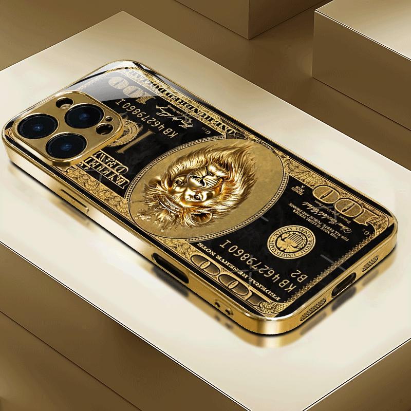 Wealth Noble Gold Lion Luxurious High-end Phone Case Electroplated Glass PhoneCase for iPhone 17 16 15 14 13 12 11pm Pro Plus iPhone 15 Pro
Wealth Noble Gold Lion Luxurious High-end Phone Case Electroplated Glass PhoneCase for iPhone 17 16 15 14 13 12 11pm Pro Plus iPhone 15 Pro