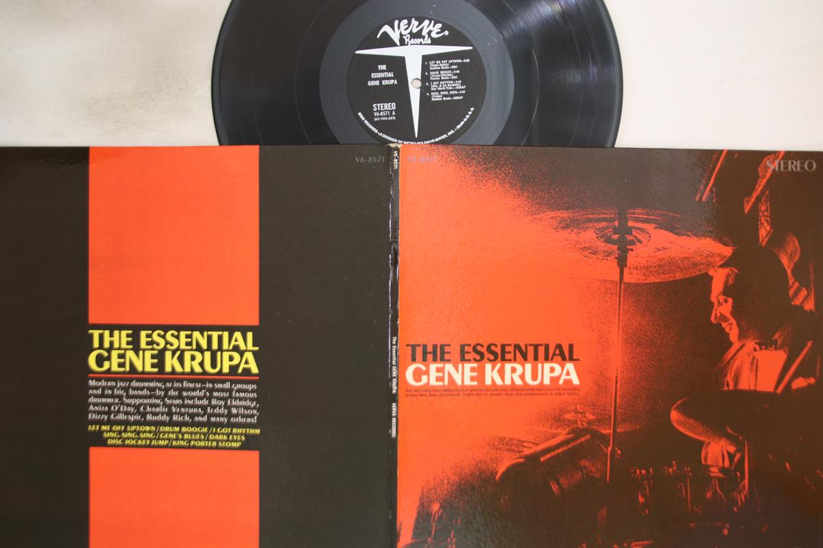 LP Record GENE KRUPA - Essential Gene Krupa V68571 VERVE 1964 US Jazz Used 
LP Record GENE KRUPA - Essential Gene Krupa V68571 VERVE 1964 US Jazz Used