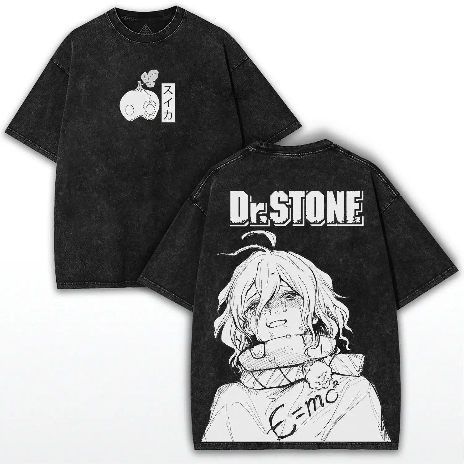 Suika Dr.STONE Anime Printed T-shirt Vintage Y2k Washed Oversized Tee Shirt Summer Short Sleeve Cotton Tops Men Women Clothing S чёрный
Suika Dr.STONE Anime Printed T-shirt Vintage Y2k Washed Oversized Tee Shirt Summer Short Sleeve Cotton Tops Men Women Clothing S чёрный