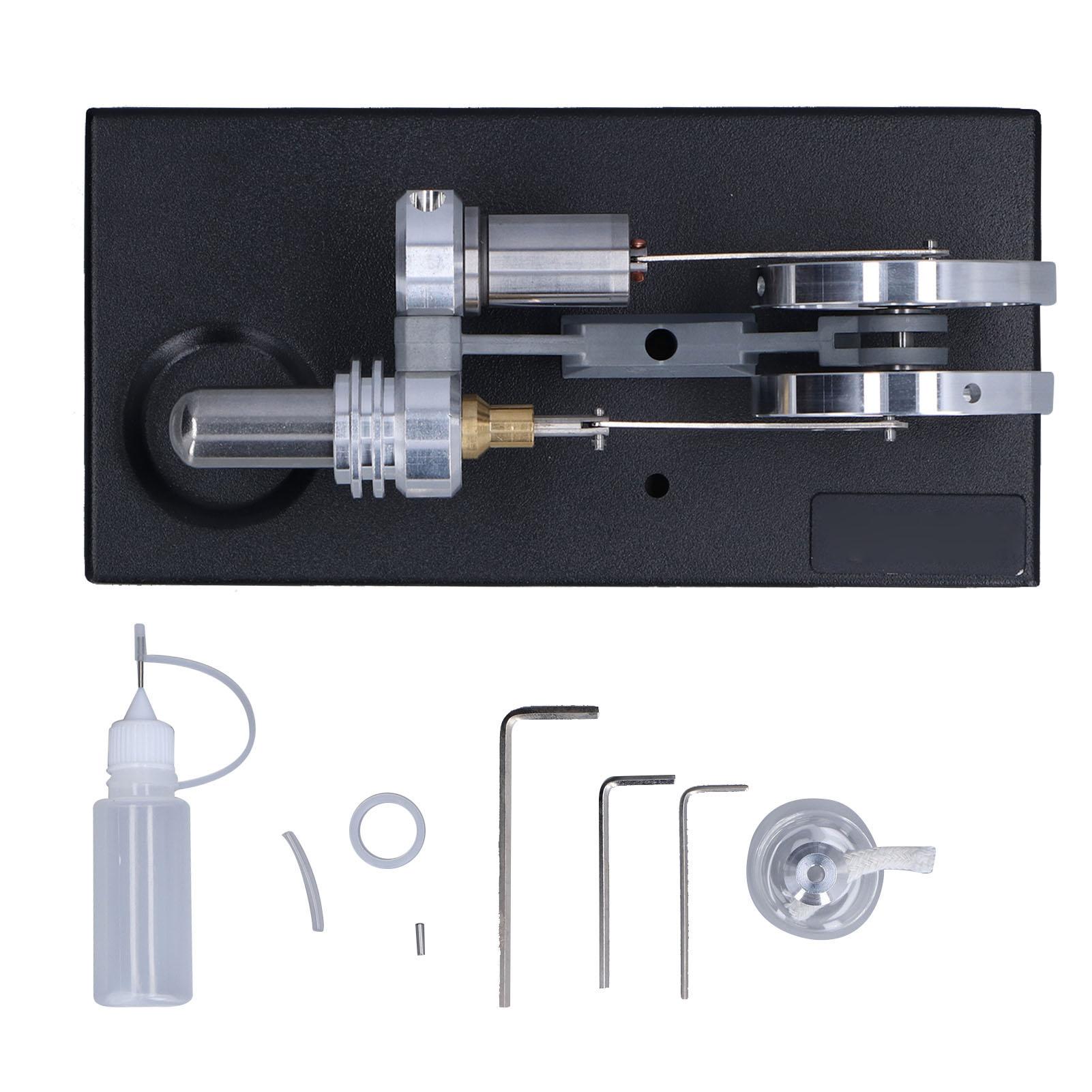 Stirling Engine Model Aluminium Alloy External Combustion Engine Model Educational Toy for Kids
Stirling Engine Model Aluminium Alloy External Combustion Engine Model Educational Toy for Kids