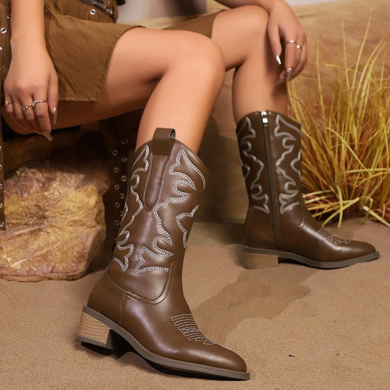 Высокие ботинки на плоской подошве и низком каблуке большого размера с вышивкой, женские, осенне-зимние, новые вышитые ботинки Мартина с острым носком, женские 40 темно-коричневого
Высокие ботинки на плоской подошве и низком каблуке большого размера с вышивкой, женские, осенне-зимние, новые вышитые ботинки Мартина с острым носком, женские 40 темно-коричневого