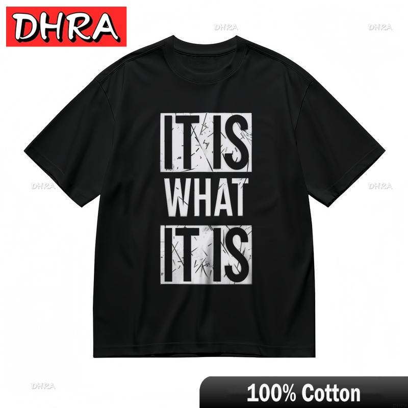 Unisexs Slight Stretch Breathable Classic TShirt IT IS WHAT IT IS Artistic Tee Graphic Printed Short Sleeve Custom Shirt Clothing 4XL
Unisexs Slight Stretch Breathable Classic TShirt IT IS WHAT IT IS Artistic Tee Graphic Printed Short Sleeve Custom Shirt Clothing 4XL
