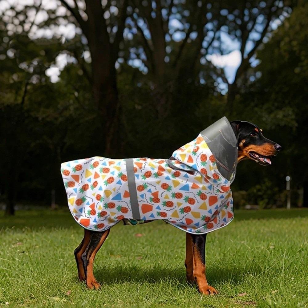 Adjustable Dog Reflective Raincoat Waterproof Windproof Dog Hooded Raincoat Fruit Print Pet Waterproof Clothes Dog Walking S білий
Adjustable Dog Reflective Raincoat Waterproof Windproof Dog Hooded Raincoat Fruit Print Pet Waterproof Clothes Dog Walking S білий