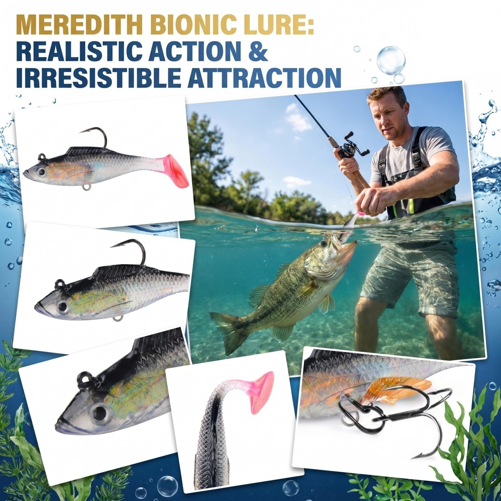 T-Tail Soft Fish with Hook Fishing for Bass one size
T-Tail Soft Fish with Hook Fishing for Bass one size
