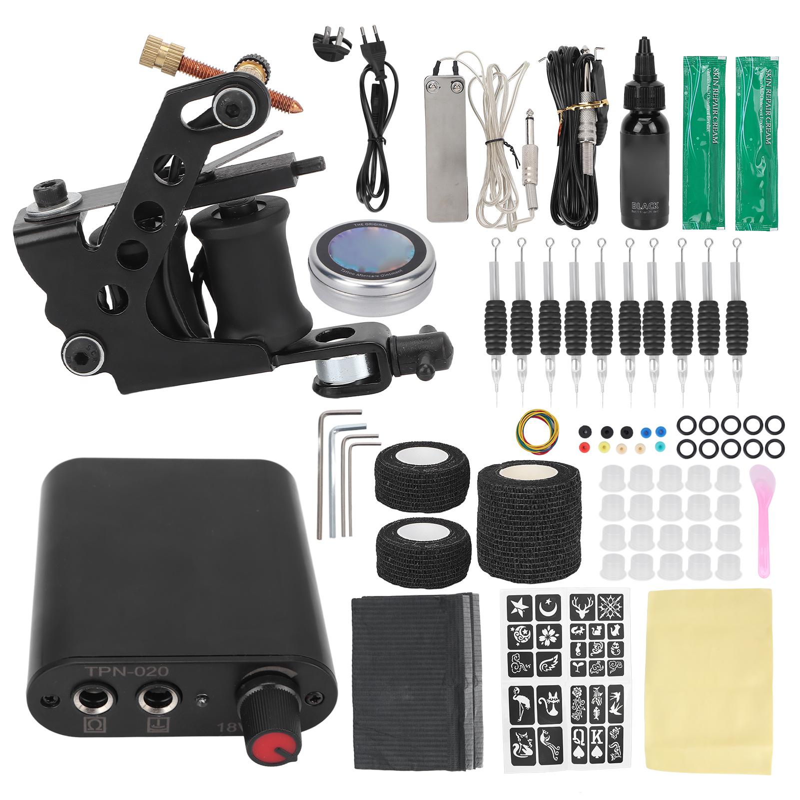 8 Wraps Tattoo Coil Machine Kit Мини-блок питания для татуировок Полный набор тату-машин для начинающих 9
8 Wraps Tattoo Coil Machine Kit Мини-блок питания для татуировок Полный набор тату-машин для начинающих 9