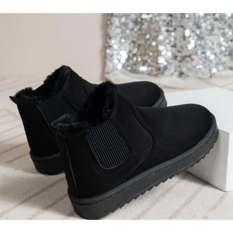 Модні снігові черевики великого розміру з товстими та флісовими короткими черевиками Бавовняні туфлі Жіночі 36 чорний
Модні снігові черевики великого розміру з товстими та флісовими короткими черевиками Бавовняні туфлі Жіночі 36 чорний