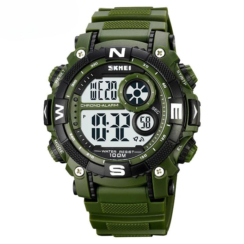 1887 100M Waterproof Sport Electronics Watch for Men LED Display Digital Mens Wristwatches Stopwatch Military Reloj Hombre армія зелений колір
1887 100M Waterproof Sport Electronics Watch for Men LED Display Digital Mens Wristwatches Stopwatch Military Reloj Hombre армія зелений колір