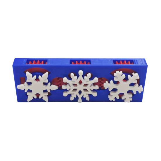 Mechanical Gear Snowflake Toy Stress Relief Snowflake Fidget Toy 3D Printed Decompression Rotatable Snowflake Sensory Toy белый/синий
Mechanical Gear Snowflake Toy Stress Relief Snowflake Fidget Toy 3D Printed Decompression Rotatable Snowflake Sensory Toy белый/синий