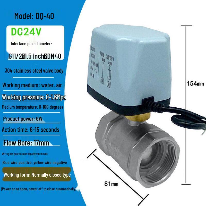 Aokewen 2-Way Stainless Steel Electric Ball Valve
Aokewen 2-Way Stainless Steel Electric Ball Valve