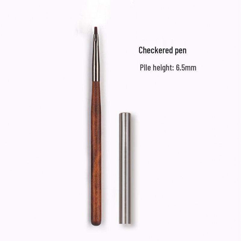 Japanese Sandalwood Nail Art Brush Set: Round, Flat, Liner, Gradient, Lace, Dotting, and Blending Brushes.
Japanese Sandalwood Nail Art Brush Set: Round, Flat, Liner, Gradient, Lace, Dotting, and Blending Brushes.