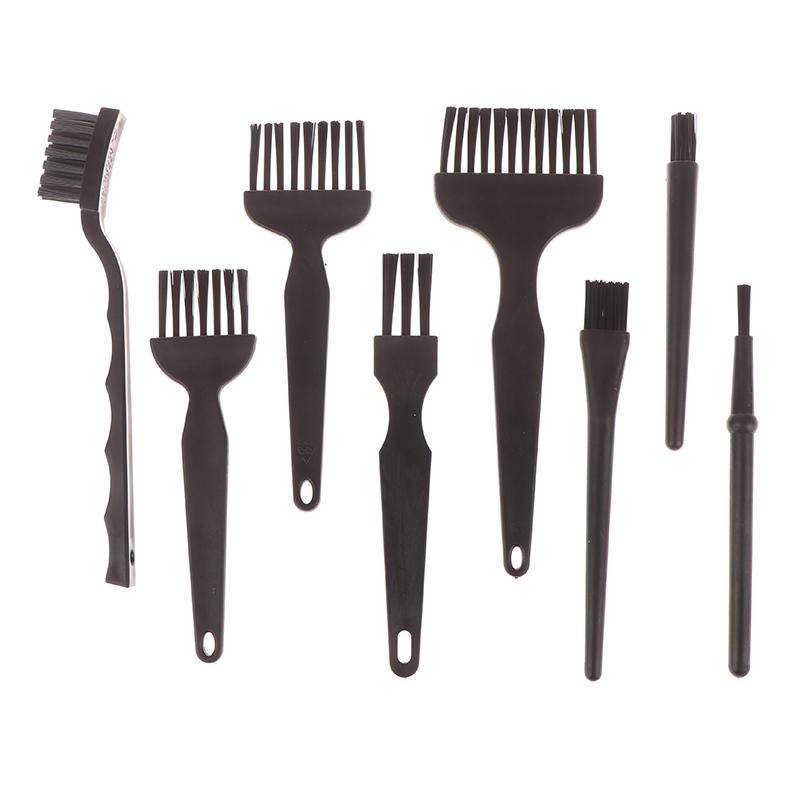 8 шт./компл. антистатическая щетка безопасная нейлоновая чистящая щетка для мобильного телефона планшета компьютера клавиатура Pcb Bga ремонт чистка работа
8 шт./компл. антистатическая щетка безопасная нейлоновая чистящая щетка для мобильного телефона планшета компьютера клавиатура Pcb Bga ремонт чистка работа