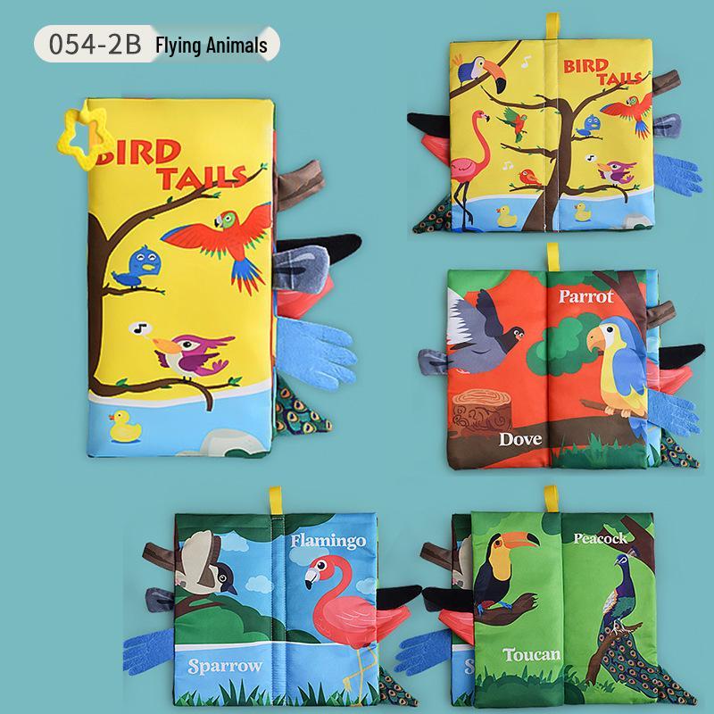 Детская сенсорная тканевая книга: Тема «Океан и лес»
Детская сенсорная тканевая книга: Тема «Океан и лес»