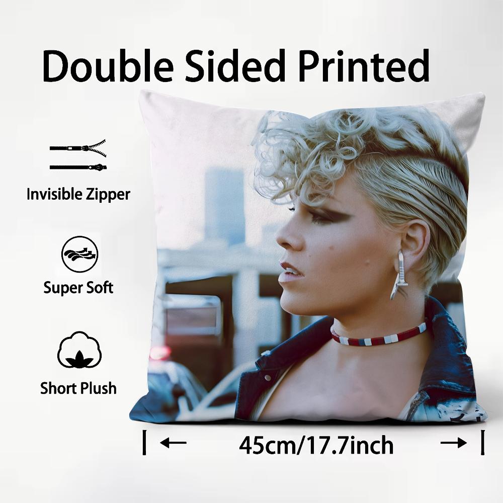 PPink TTrustfall Singer Cushion Cover Plush Fabric Soft DoubleSided Printed Sofa Warm Winter Home Child Gift Pillow Case 30x30cm
PPink TTrustfall Singer Cushion Cover Plush Fabric Soft DoubleSided Printed Sofa Warm Winter Home Child Gift Pillow Case 30x30cm
