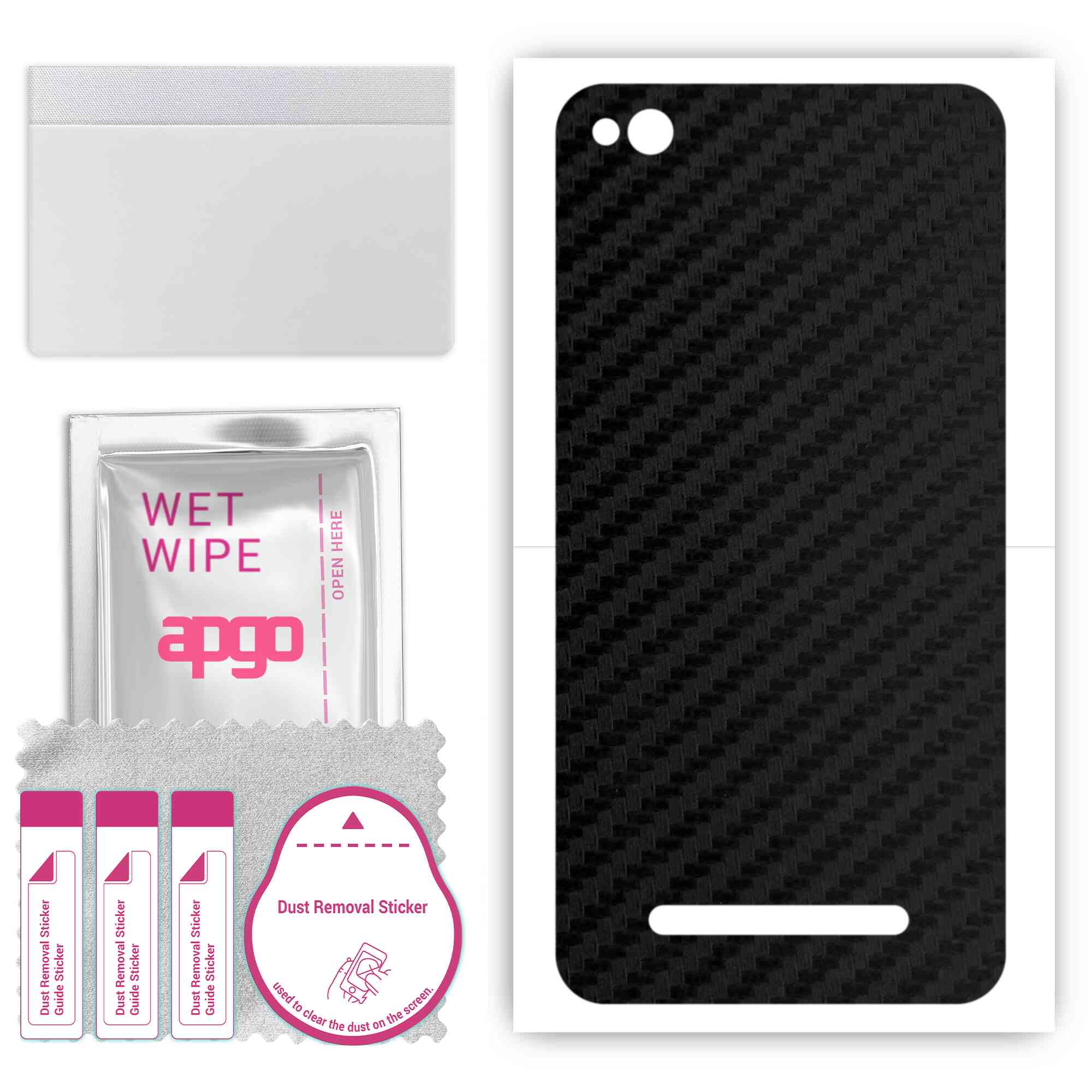 Apgo Protective Skin Sticker для задньої панелі, сумісний з Xiaomi Redmi 4A, Wrap Film, Foil, Vinyl - Pattern Carbon Black
Apgo Protective Skin Sticker для задньої панелі, сумісний з Xiaomi Redmi 4A, Wrap Film, Foil, Vinyl - Pattern Carbon Black