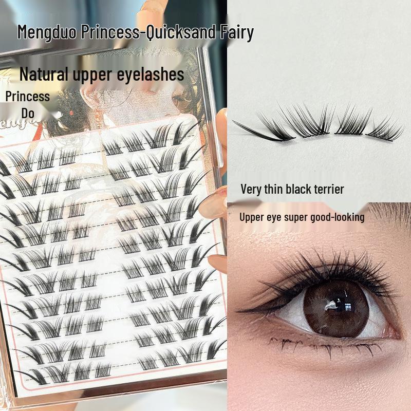 Mengduo Princess Shifting Sand Fairy Natural Fox-Type False Eyelashes, Large Black Stem, Easy for Beginners, Big Eye Effect
Mengduo Princess Shifting Sand Fairy Natural Fox-Type False Eyelashes, Large Black Stem, Easy for Beginners, Big Eye Effect