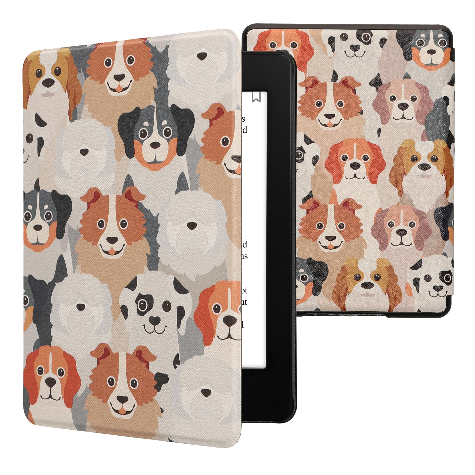 kwmobile Case for Amazon Kindle Paperwhite Generation 2021 with Auto Sleep and PU 11. - E-Reader Sleep, Leather, White/Light Brown/Gray
kwmobile Case for Amazon Kindle Paperwhite Generation 2021 with Auto Sleep and PU 11. - E-Reader Sleep, Leather, White/Light Brown/Gray