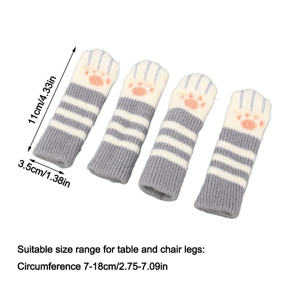 20pcs Double Thickened Table Feet Cover Knitted Dark Grey Stripe Furniture Leg Socks Non-Slip Chair Leg Protectors Living Room
20pcs Double Thickened Table Feet Cover Knitted Dark Grey Stripe Furniture Leg Socks Non-Slip Chair Leg Protectors Living Room