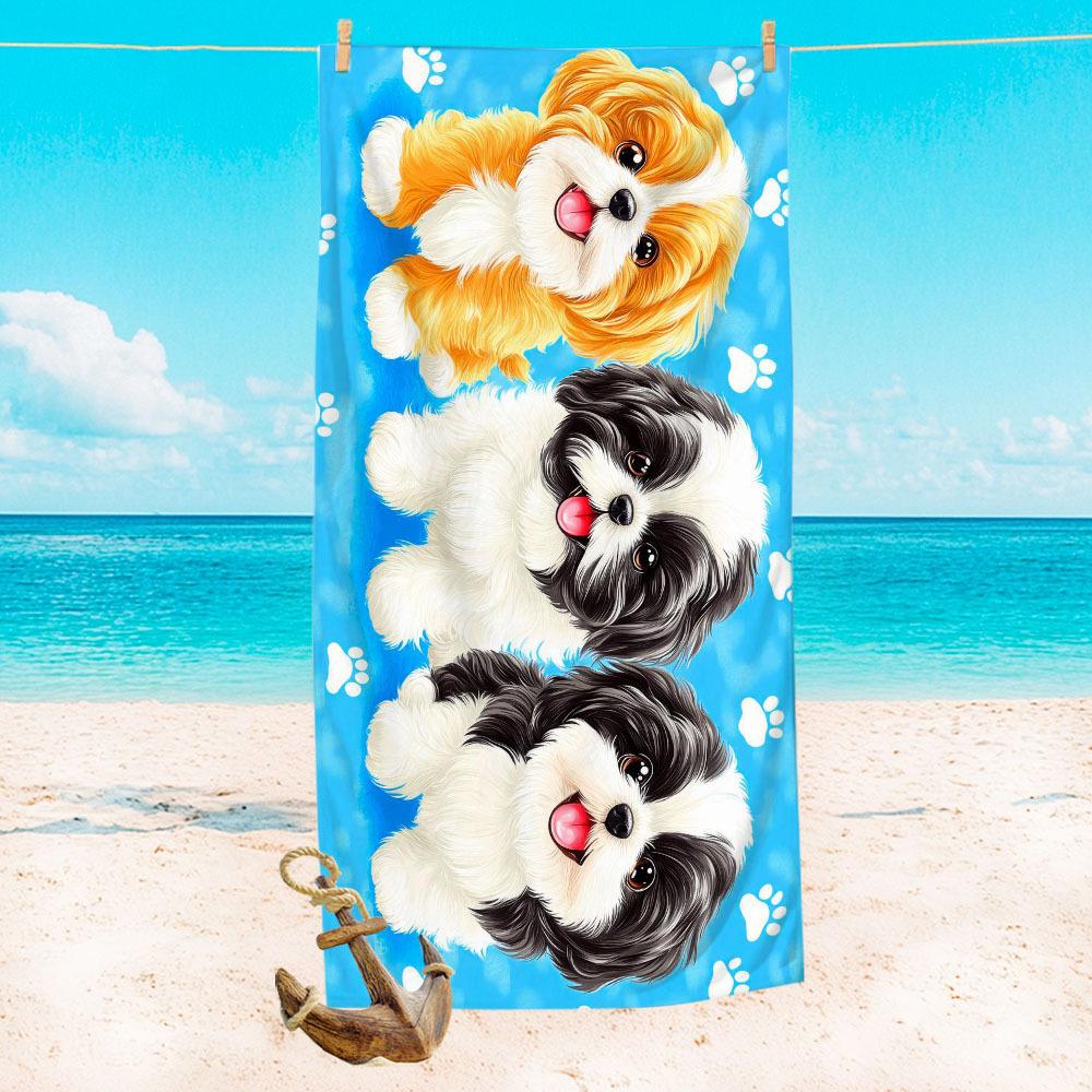 Adorable Dog Design Microfiber Towel, Highly Absorbent Fast-Drying for Beach Pool Yoga Travel W30*H60(CM)
Adorable Dog Design Microfiber Towel, Highly Absorbent Fast-Drying for Beach Pool Yoga Travel W30*H60(CM)