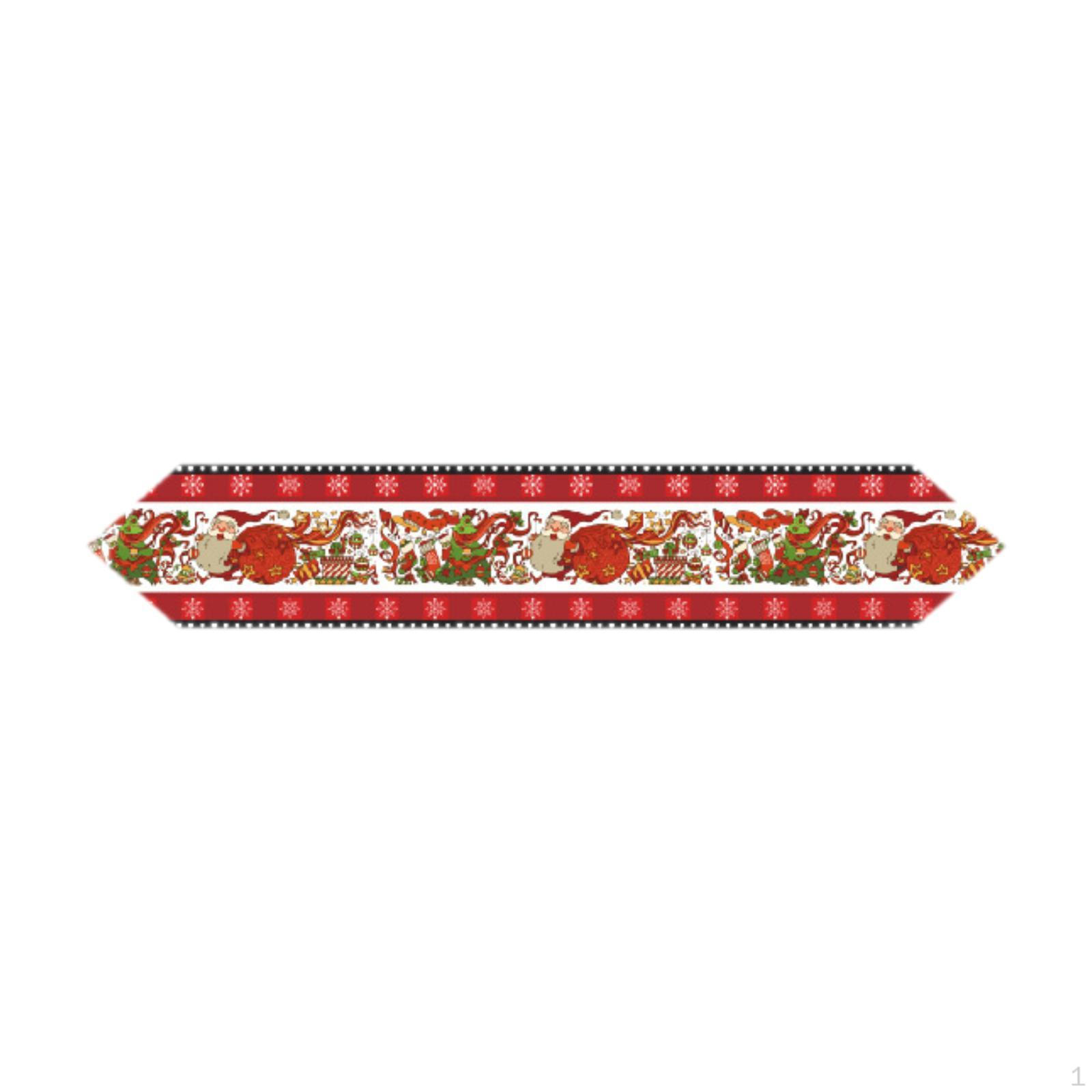 Рождественская дорожка для стола длиной 72 дюйма для праздничного декора столовой Style C
Рождественская дорожка для стола длиной 72 дюйма для праздничного декора столовой Style C