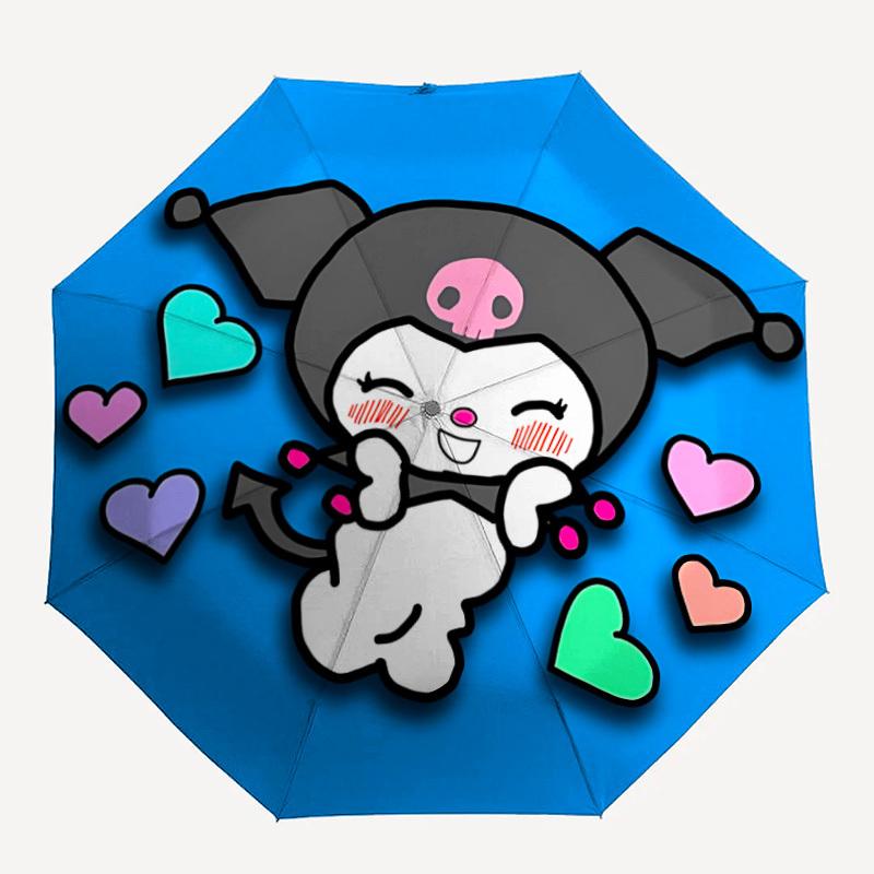 1pc Kuromi Automatic Folding Umbrella, Portable Collapsible Design, 8-Rib Iron Frame, , All-Season Casual Outdoor Accessory yy0901114
1pc Kuromi Automatic Folding Umbrella, Portable Collapsible Design, 8-Rib Iron Frame, , All-Season Casual Outdoor Accessory yy0901114