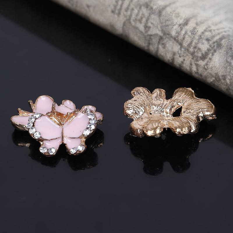 Enood 100Pcs Butterfly Rhinestone Buttons Sewing Trim & Embellishments Craft Buckles Wedding Decoration DIY Hair Accessories рожевий
Enood 100Pcs Butterfly Rhinestone Buttons Sewing Trim & Embellishments Craft Buckles Wedding Decoration DIY Hair Accessories рожевий